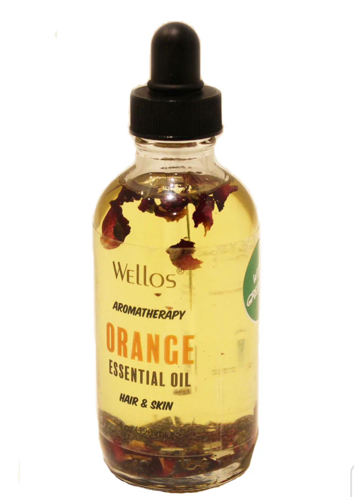 Orange Wellos Aromatherapy Oils