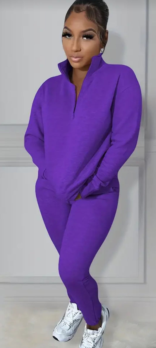 Purple Cute Cozy 2pc Set