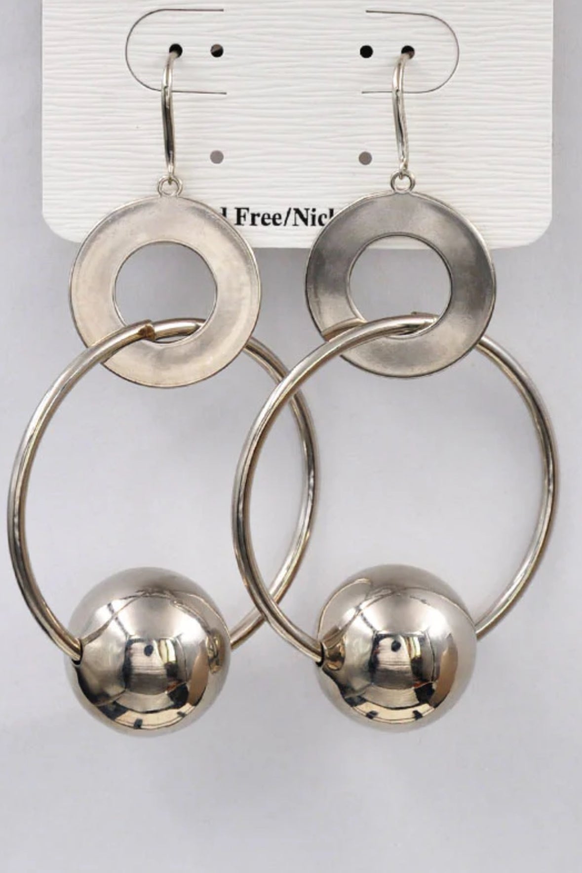 Gold or silver fashion earrings