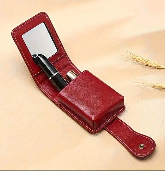 Lipstick case w/mirror