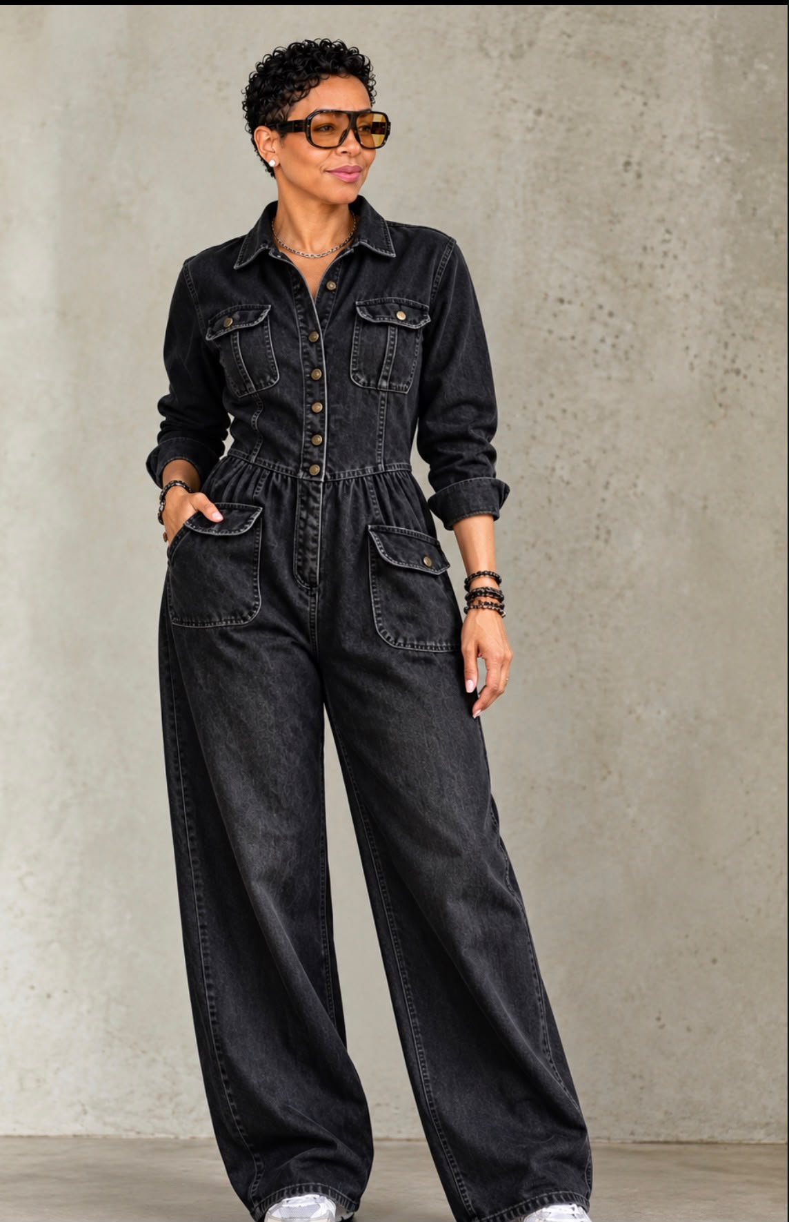 The Black Casual Jumpsuit