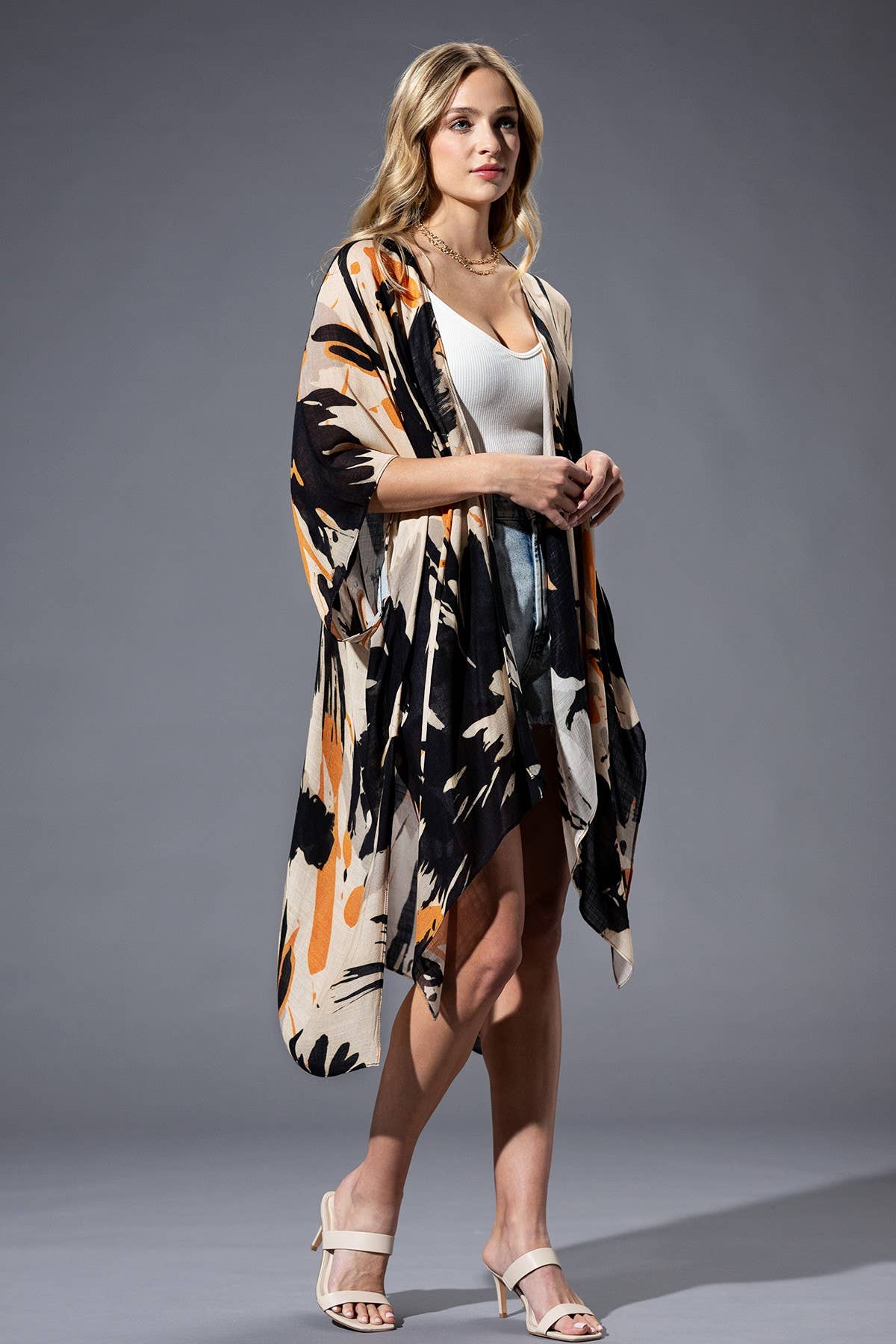 Ember Viscose Kimono