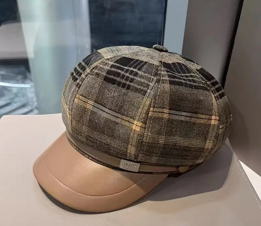 Vintage Plaid Hat