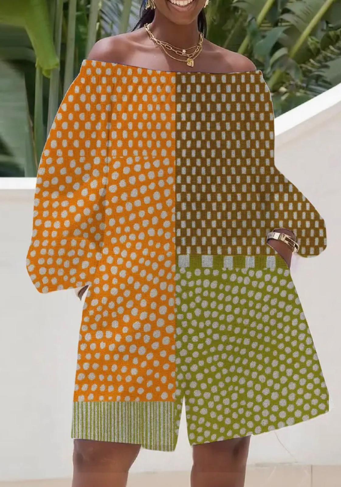 Loose fit off shoulder jumpsuit