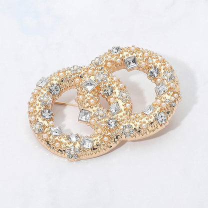 Embellished brooch pin
