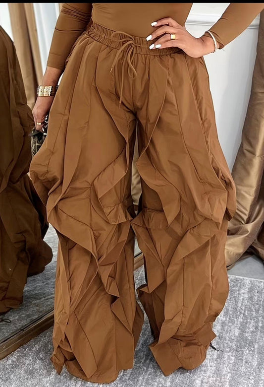 Parachute Pants Brown