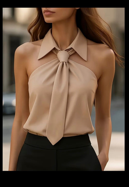Tie Knot Shirt Khaki