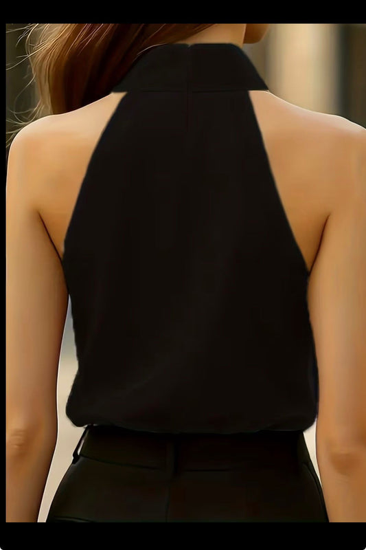 Tie Knot Shirt Black