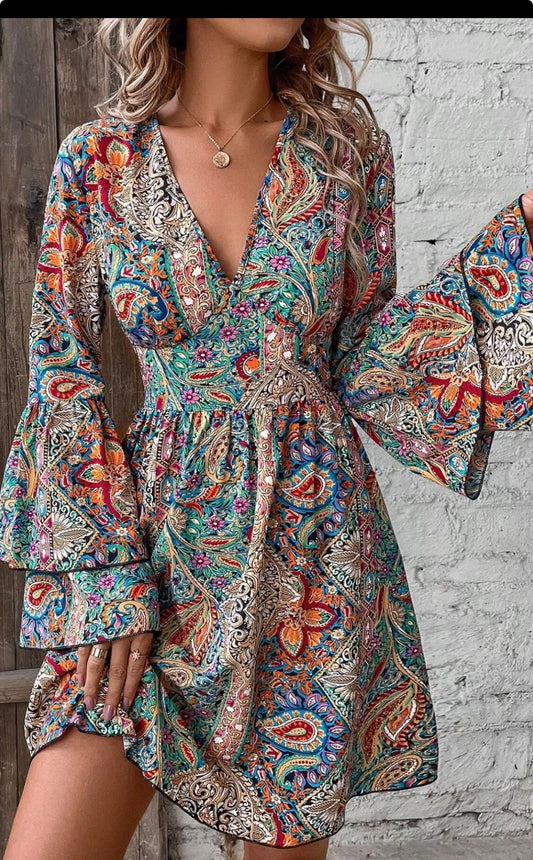 Floral summer dress