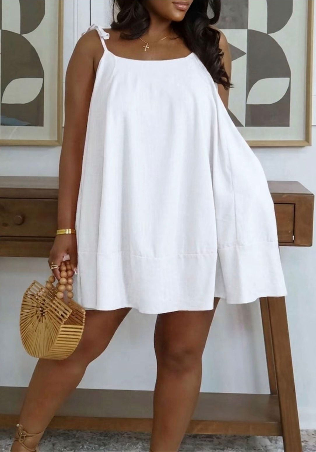 Tie back dress