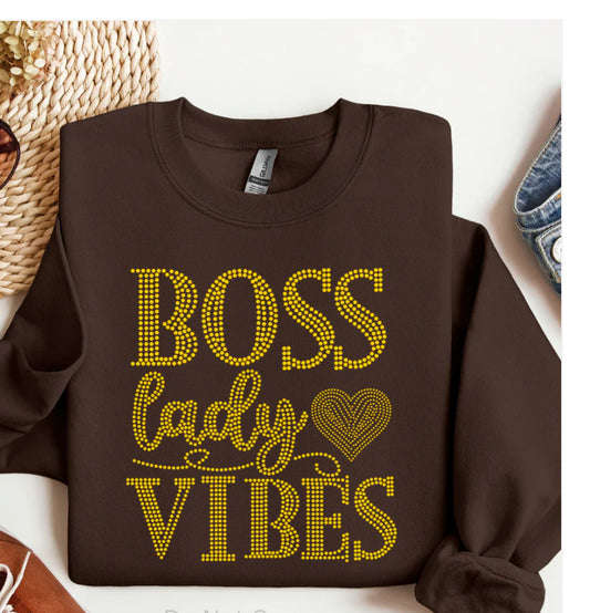 Boss Lady Vibes Sweatshirt