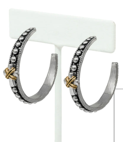 Silver/Gold earrings