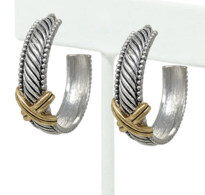 Silver/Gold earrings