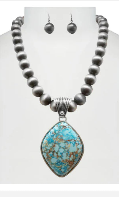 Turquoise western 3 pc set