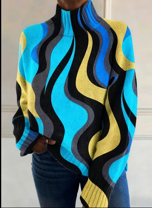 Swirl sweater