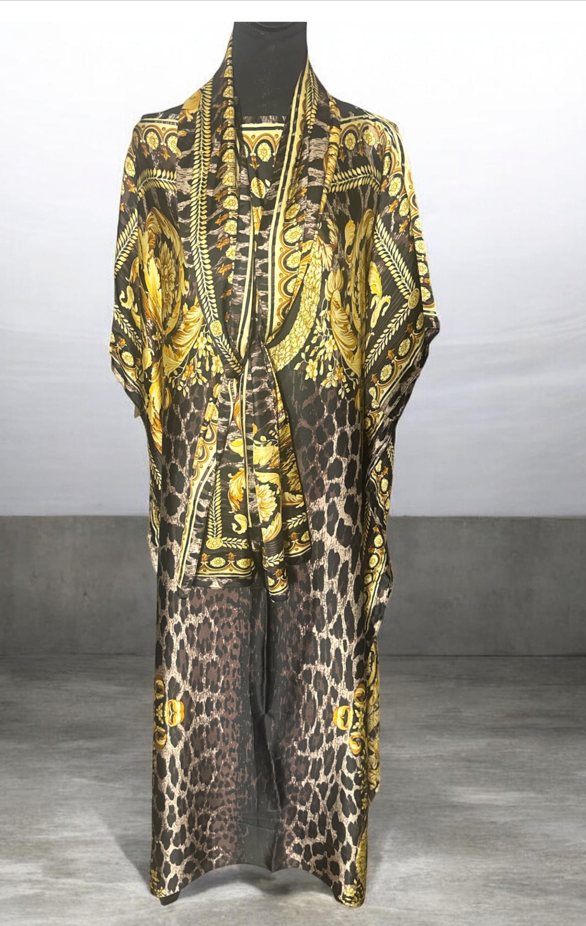 MultiColor Long Moo Moo with Belt