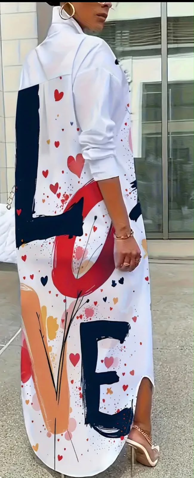Colorful Shirt Dress