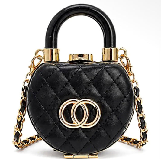 Quilted Crossbody Bag Black