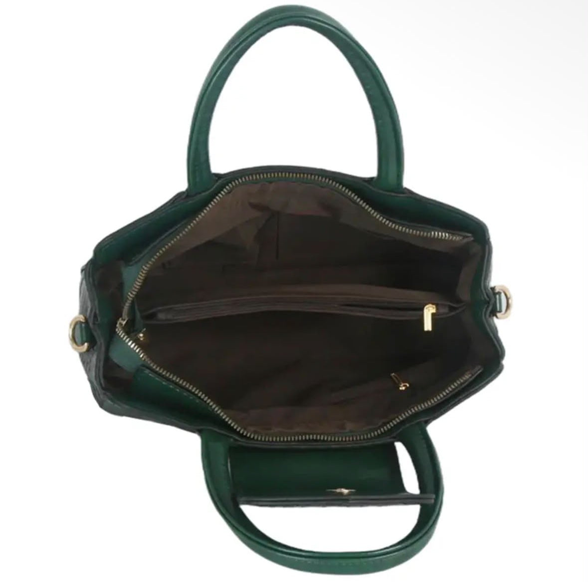Croc Embossed Handbag