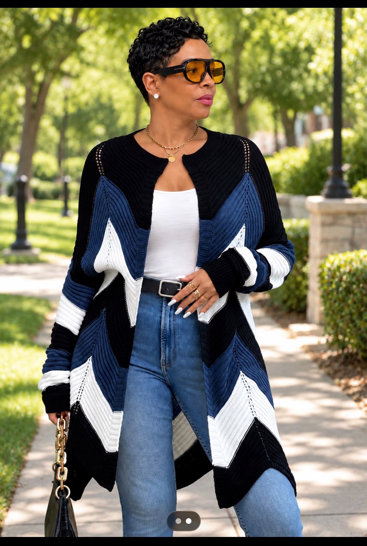 Autumn Multi-color Sweater | Plus