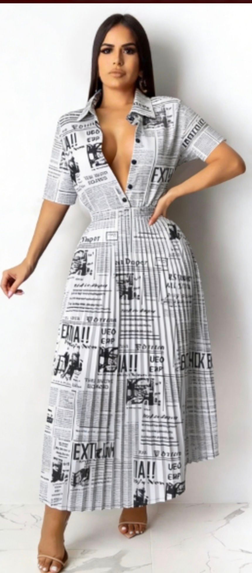 Newspaper dress
