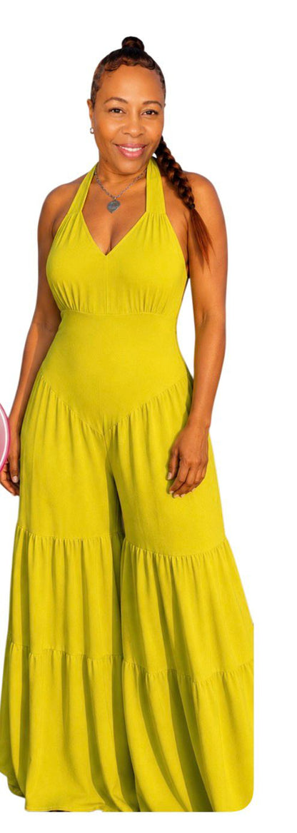 Summer wide leg  jumpsuit