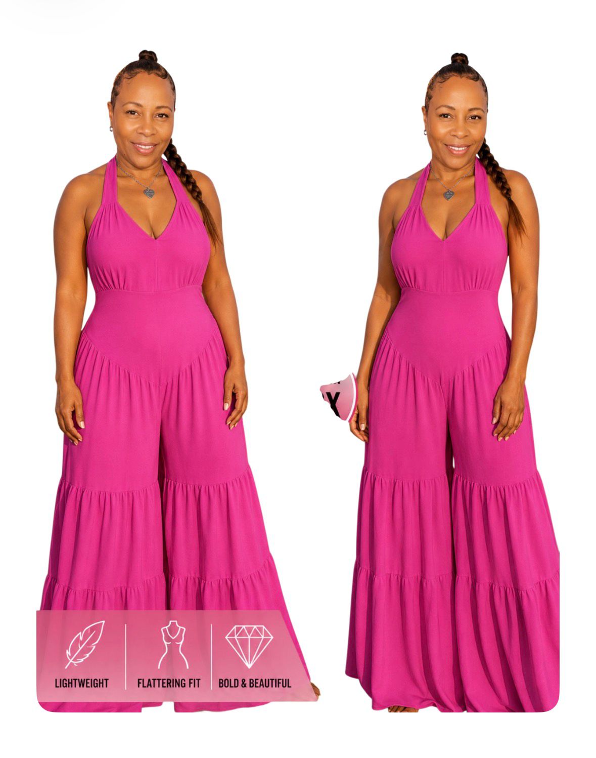 Summer wide leg  jumpsuit