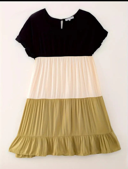Two-Tone Summer Dress