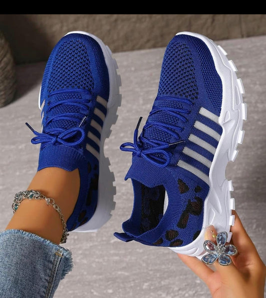Blue White Sneakers