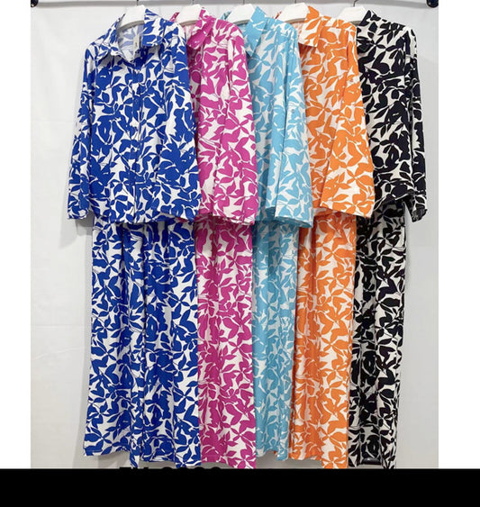 2pc Summer Long Sleeve Pant Set